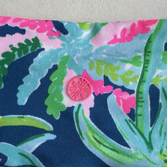 Lilly Pulitzer Leggings XXS Luxletic Crop Weekender Sweet Escape High Rise Macaw - Picture 7 of 7